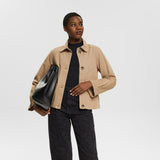 Esprit Boxy Cotton Jacket Beige