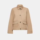 Esprit Boxy Cotton Jacket Beige