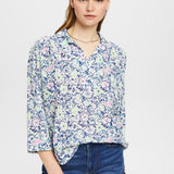 Esprit Cotton blouse with floral print