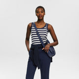 Esprit Cotton tank top with stripes