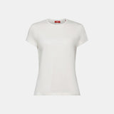 Esprit Crewneck T-shirt 100% cotton in Off White