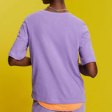 Esprit Linen blend t-shirt In Purple