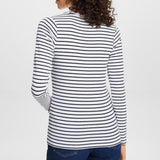 Esprit Long Sleeve Top With a Scalloped Neck