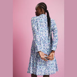 Esprit Mini dress with all-over floral pattern