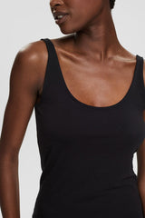 Esprit Organic cotton vest top Black