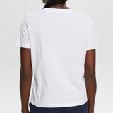 Esprit T-Shirt With Heart Print White