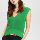 Esprit V-necked tank top Green