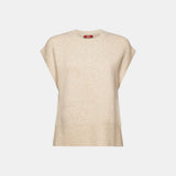 Esprit Wool Blend sweater Short Sleeves in Beige