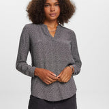 Esprit Patterned blouse in Black
