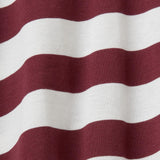 Esprit Striped Long-Sleeve Top in Aubergine