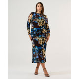 Estelle Cleo Mesh Midi Dress