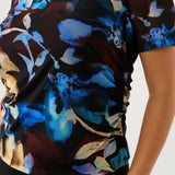 Estelle Cleo Mesh Print Top