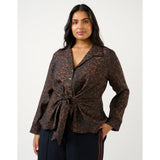 Estelle Leona Top In Animal Print
