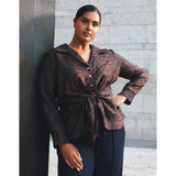 Estelle Leona Top In Animal Print