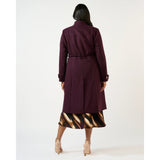 Estelle Reo Coat In Plum