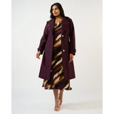 Estelle Reo Coat In Plum
