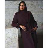 Estelle Reo Coat In Plum