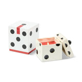 Paddywax Lucky Dice Ceramic Red Wax Candle - Tobacco Patchouli
