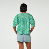 Fabienne Chapot June SS Blouse in Green Clueless