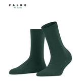 Cosy Wool Socks With Virgin Wool & Cashmere In Hunter Green