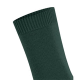 Cosy Wool Socks With Virgin Wool & Cashmere In Hunter Green