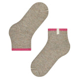 FALKE Cosy Plush Short Socks With Soft Plush Soles In Nut Mel