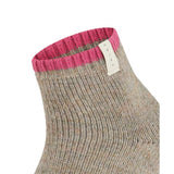FALKE Cosy Plush Short Socks With Soft Plush Soles In Nut Mel