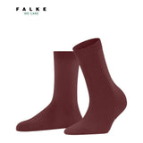 FALKE Cosy Wool Socks With Virgin Wool & Cashmere In Cayenne