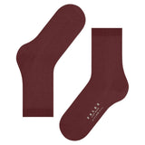 FALKE Cosy Wool Socks With Virgin Wool & Cashmere In Cayenne