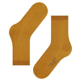 FALKE Cosy Wool Socks With Virgin Wool & Cashmere In Old Brass