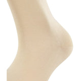 FALKE Cotton Touch Women Socks With Very Fine Mesh Structure In Cream