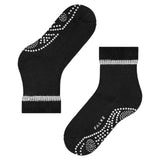 FALKE Cuddle Pads House Socks With Plush & Slip-reducing Sole In Black