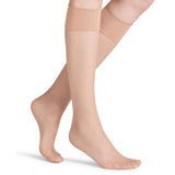 FALKE Pure Matt 20 DEN Knee-high Socks In Cocoon