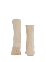 FALKE Sensitive London Cotton Rich Ankle Socks In Sand