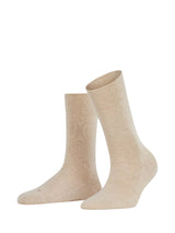 FALKE Sensitive London Cotton Rich Ankle Socks In Sand