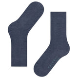 FALKE Sensitive London Socks In Blue Mel