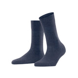 FALKE Sensitive London Socks In Blue Mel