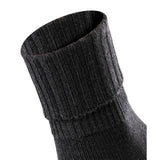 FALKE Striggings Boot Socks With Rustic Rib In Black