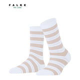 FALKE Stripe Uniform Women Socks In White