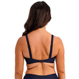 Fantasie Azores Textured Wired Plunge Bikini Top in Midnight