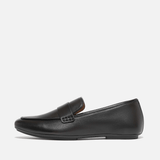 FitFlop DELICATO Soft Leather Loafers in Black