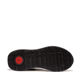 FitFlop F-mode Flow Fabric/suede/leather Flatform Sneakers In Black