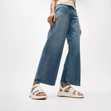 FitFlop F-MODE Leather Flatform Fisherman Sandals In Urban White