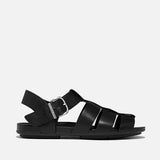 fitflop GRACIE Leather Fisherman Sandals In Black