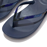 FitFlop IQushion Flip Flops, Midnight In Navy