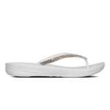 FitFlop Iqushion Flip Flops In White