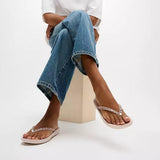 FitFlop IQUSHION Multi-Crystal Ergonomic In Nude Rose