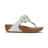 FitFlop LULU Flower Toe-post Sandals In Urban White