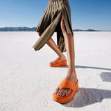 FitFlop Platforms Wedge Toe-Post Sandals in Satsuma