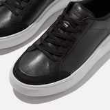 FitFlop RTG Leather/Suede Trainers In Black